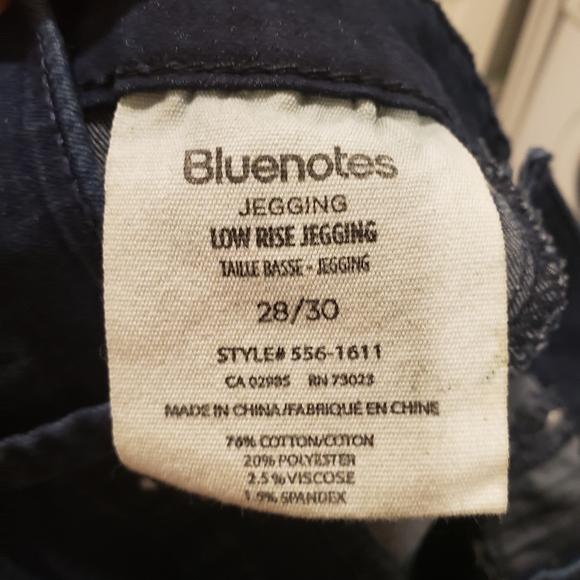 Bluenotes Lowrise Skinny Jeans - 28/30 Blue - Picture 3 of 3